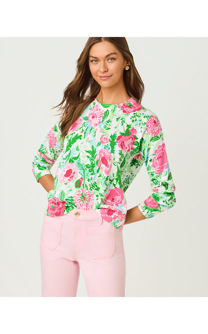 TENSLEY SWEATER, MULTI POPPY PARTY