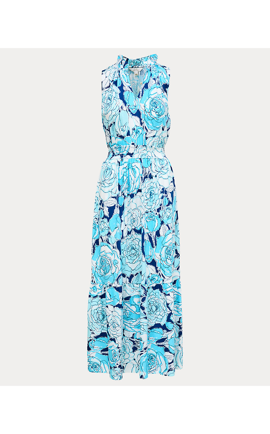 AMIRIA MAXI DRESS, CAPRI BLUE ROSANNA