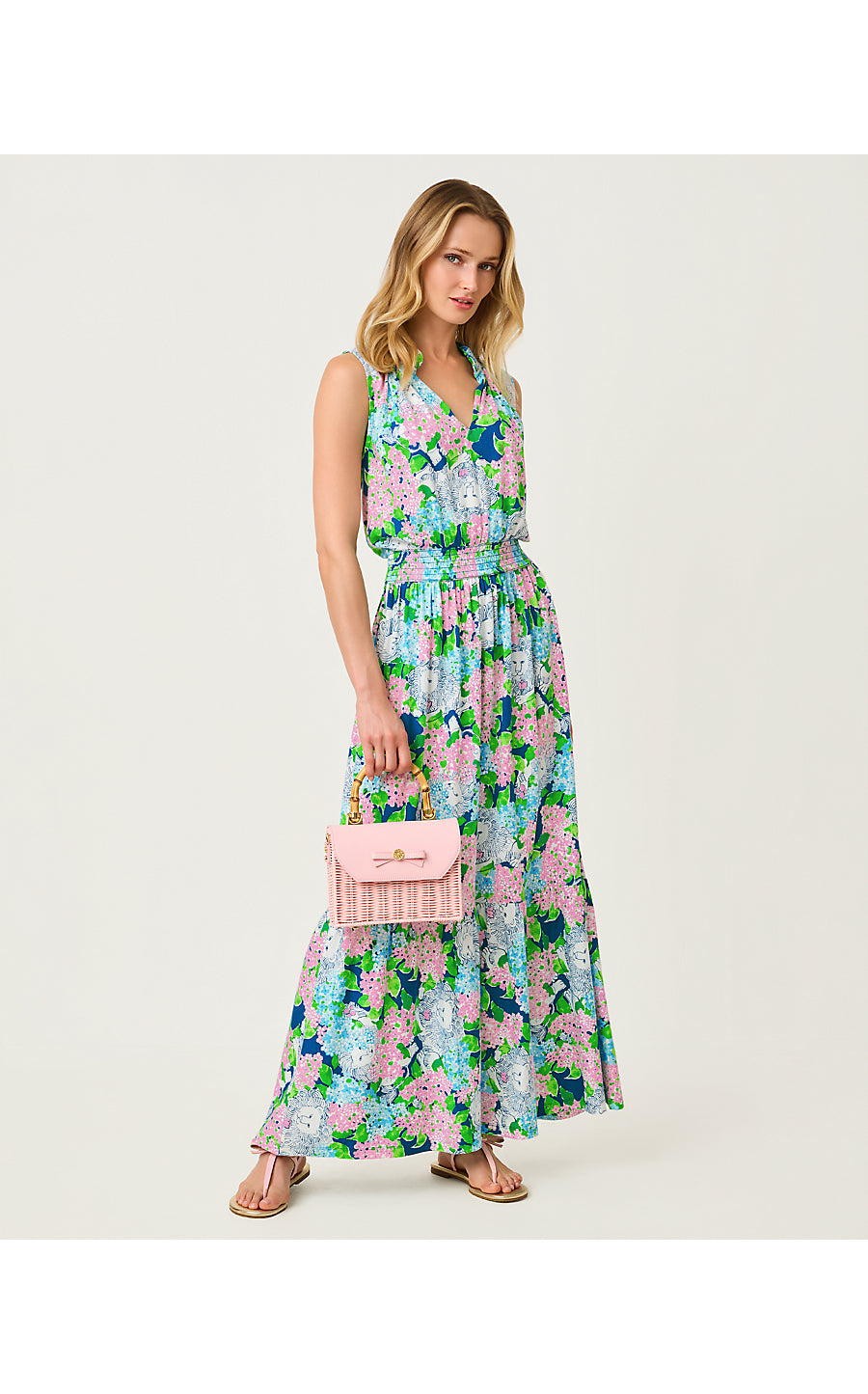 AMIRIA MAXI DRESS, STARLIGHT NAVY LYDIA THE LION