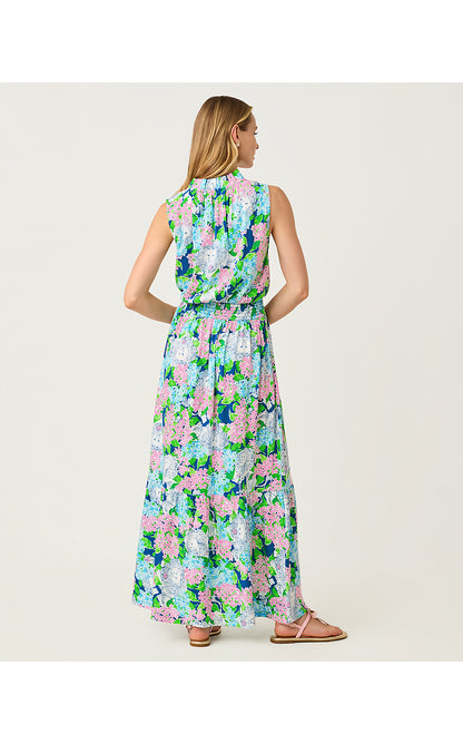 AMIRIA MAXI DRESS, STARLIGHT NAVY LYDIA THE LION