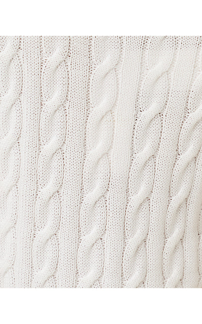 BROCKTON CREW NECK SWEATER, RESORT WHITE