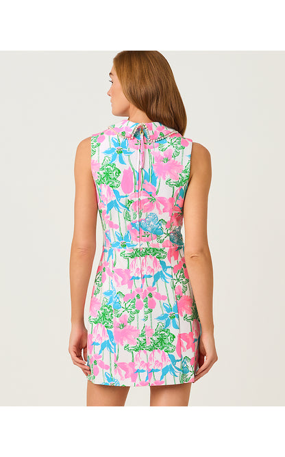 TWILA SKIRTED ROMPER, RESORT WHITE VINEY LINEY
