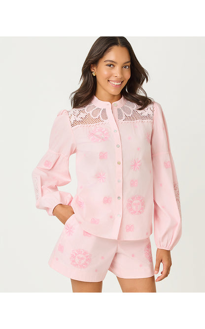 TAMMY TOP, PINK MUSE