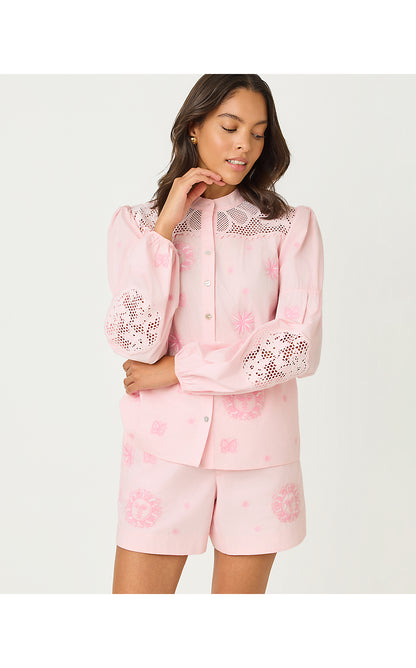 TAMMY TOP, PINK MUSE