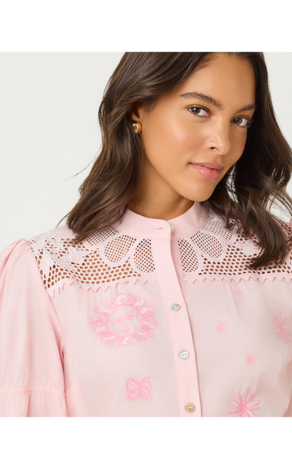 TAMMY TOP, PINK MUSE
