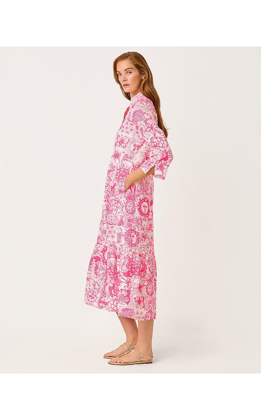 ALORA DRESS, CHERRY BLOSSOM PINK FLEUR DE LILLY