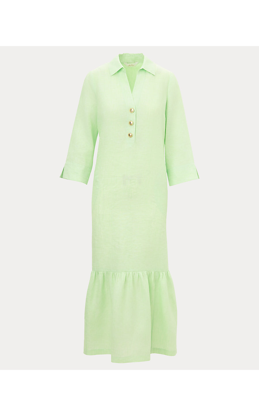ALORA DRESS, PISTACHIO MACARON X RESORT WHITE