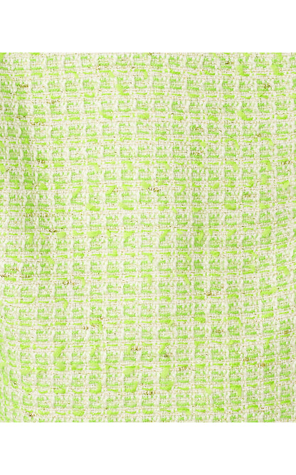 IRVING TOP, CROCODILE GREEN FANTASY BOUCLE