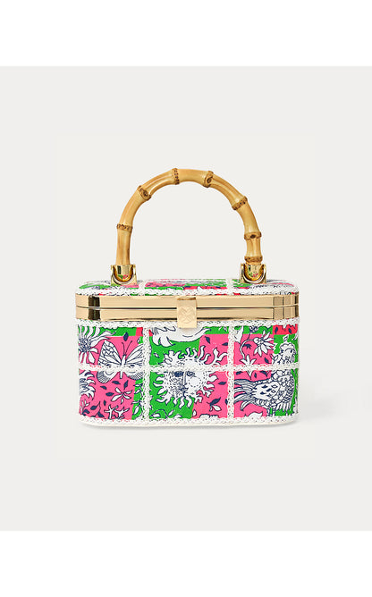 MILLIE TOP HANDLE BAG, CHERRY BLOSSOM PINK LIL CHICKEN CHECK