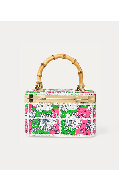 MILLIE TOP HANDLE BAG, CHERRY BLOSSOM PINK LIL CHICKEN CHECK