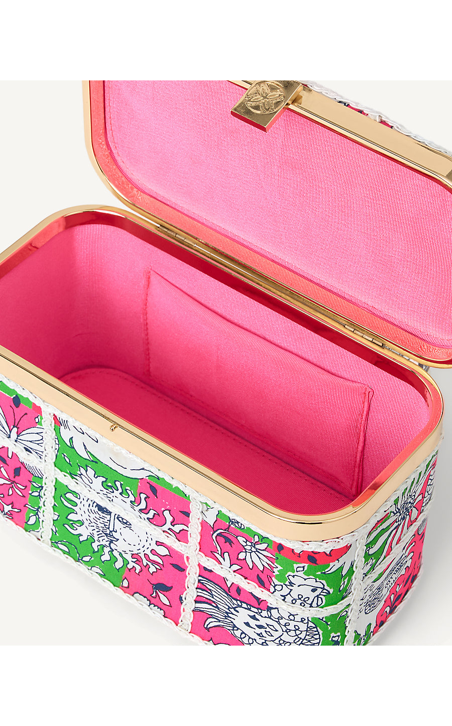 MILLIE TOP HANDLE BAG, CHERRY BLOSSOM PINK LIL CHICKEN CHECK