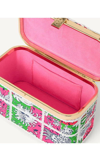 MILLIE TOP HANDLE BAG, CHERRY BLOSSOM PINK LIL CHICKEN CHECK