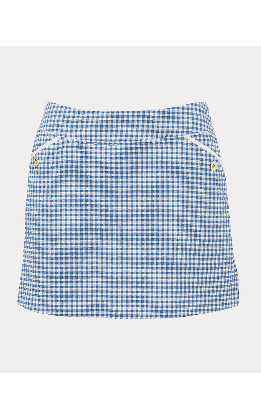 THERA SKORT UPF 50+, STARLIGHT NAVY MINI PERFORMANCE GINGHAM