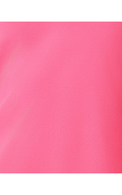 FRIDA SCALLOP POLO UPF 50+, CHERRY BLOSSOM PINK