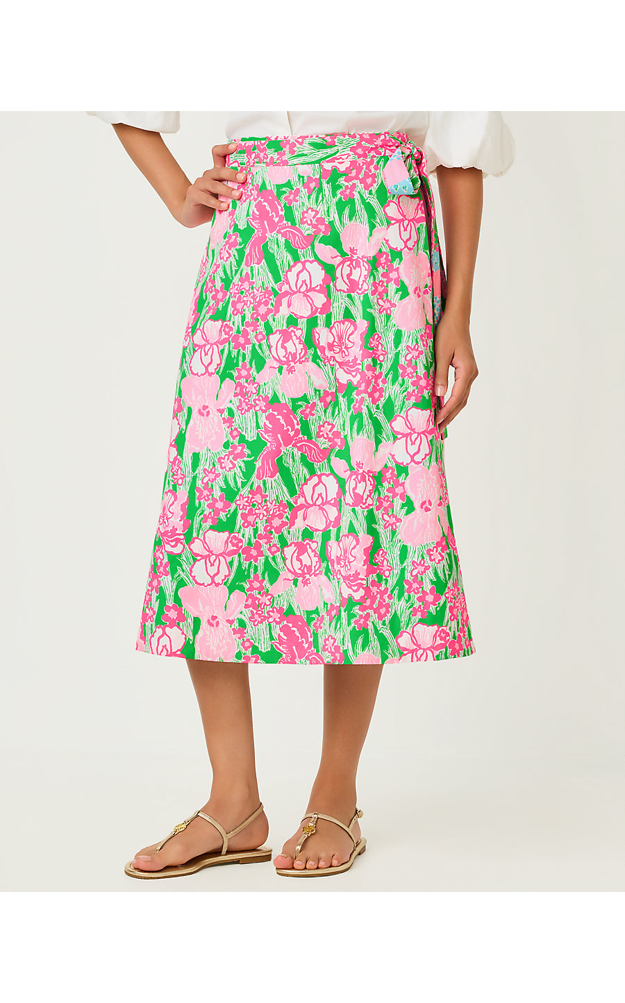 CONSTANCE REVERSIBLE MIDI SKIRT, MULTI CRAZY QUILT