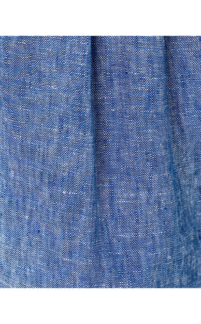 DEWEY LINEN 7" SHORT, STARLIGHT NAVY X RESORT WHITE