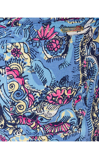 HARLEEN HIGH RISE CROP JEAN, MULTI PAISLEY PARADE