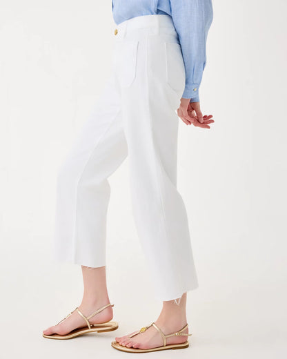 HARLEEN HIGH RISE CROP JEAN, RESORT WHITE S26