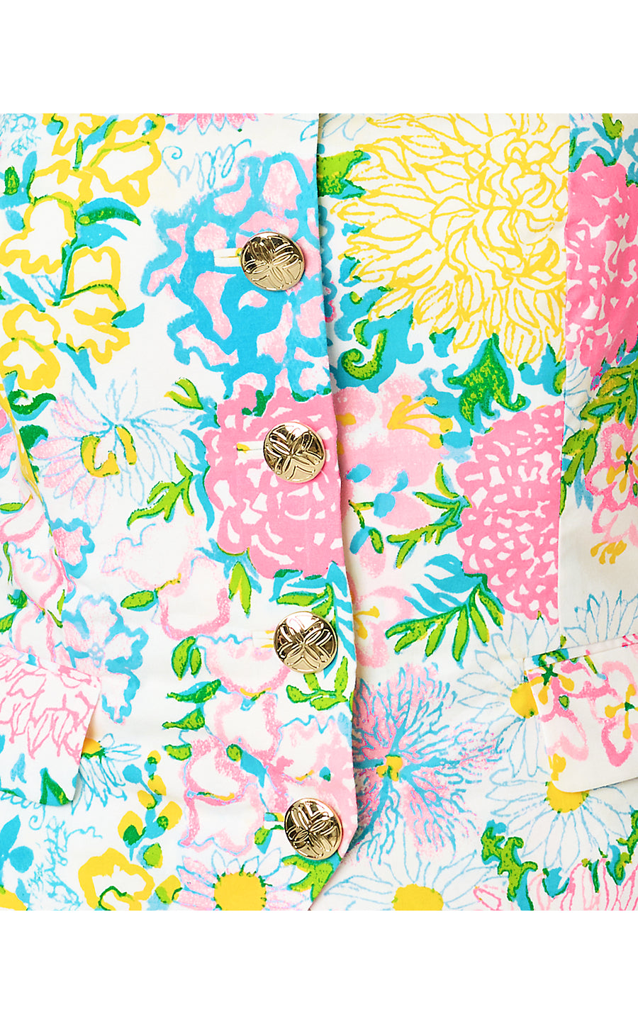 DANNEEL STRAPLESS TOP, MULTI LILLY GARDEN