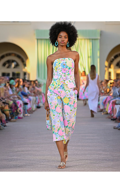 DANNEEL STRAPLESS TOP, MULTI LILLY GARDEN