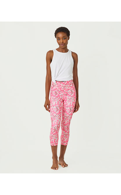 WEEKENDER HIGH RISE CROP, CONFETTI PINK CROSSGRAIN LIL LIZA