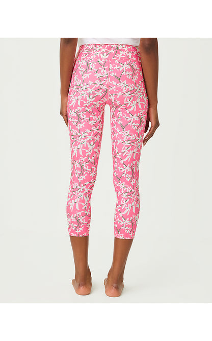 WEEKENDER HIGH RISE CROP, CONFETTI PINK CROSSGRAIN LIL LIZA