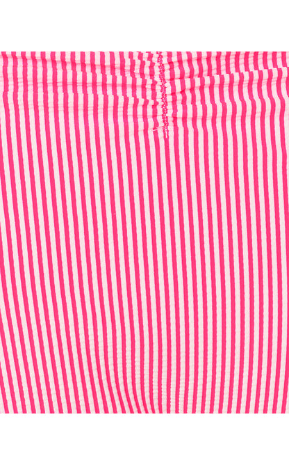 BETIE BIKINI BOTTOM, CHERRY BLOSSOM PINK SEERSUCKER STRIPE