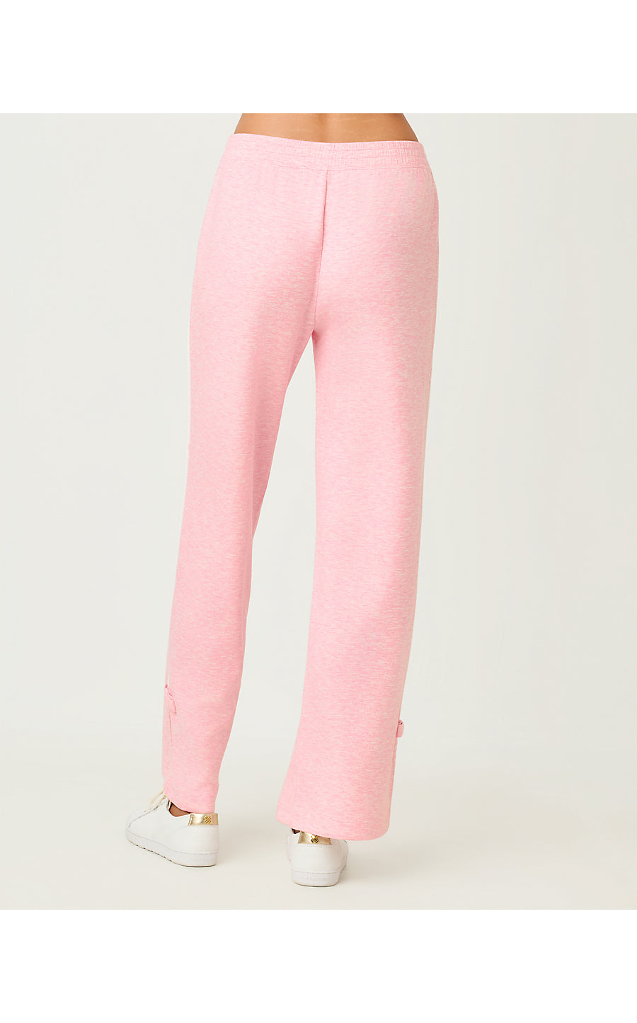 DYLANA BOW TRACK PANT UPF 50+, HEATHERED CONCH SHELL PINK