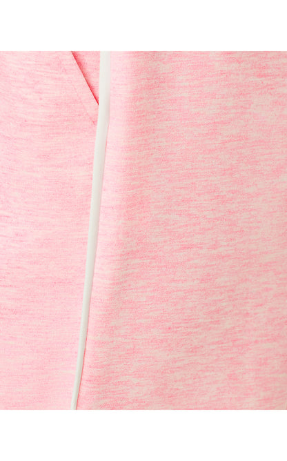 DYLANA BOW TRACK PANT UPF 50+, HEATHERED CONCH SHELL PINK