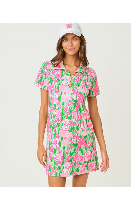 ELENI UPF 50+ DRESS, PUTTING GREEN HANNAH