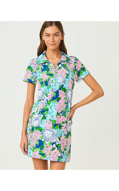 ELENI UPF 50+ DRESS, STARLIGHT NAVY LYDIA THE LION