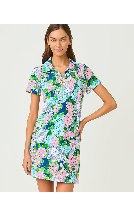 ELENI UPF 50+ DRESS, STARLIGHT NAVY LYDIA THE LION