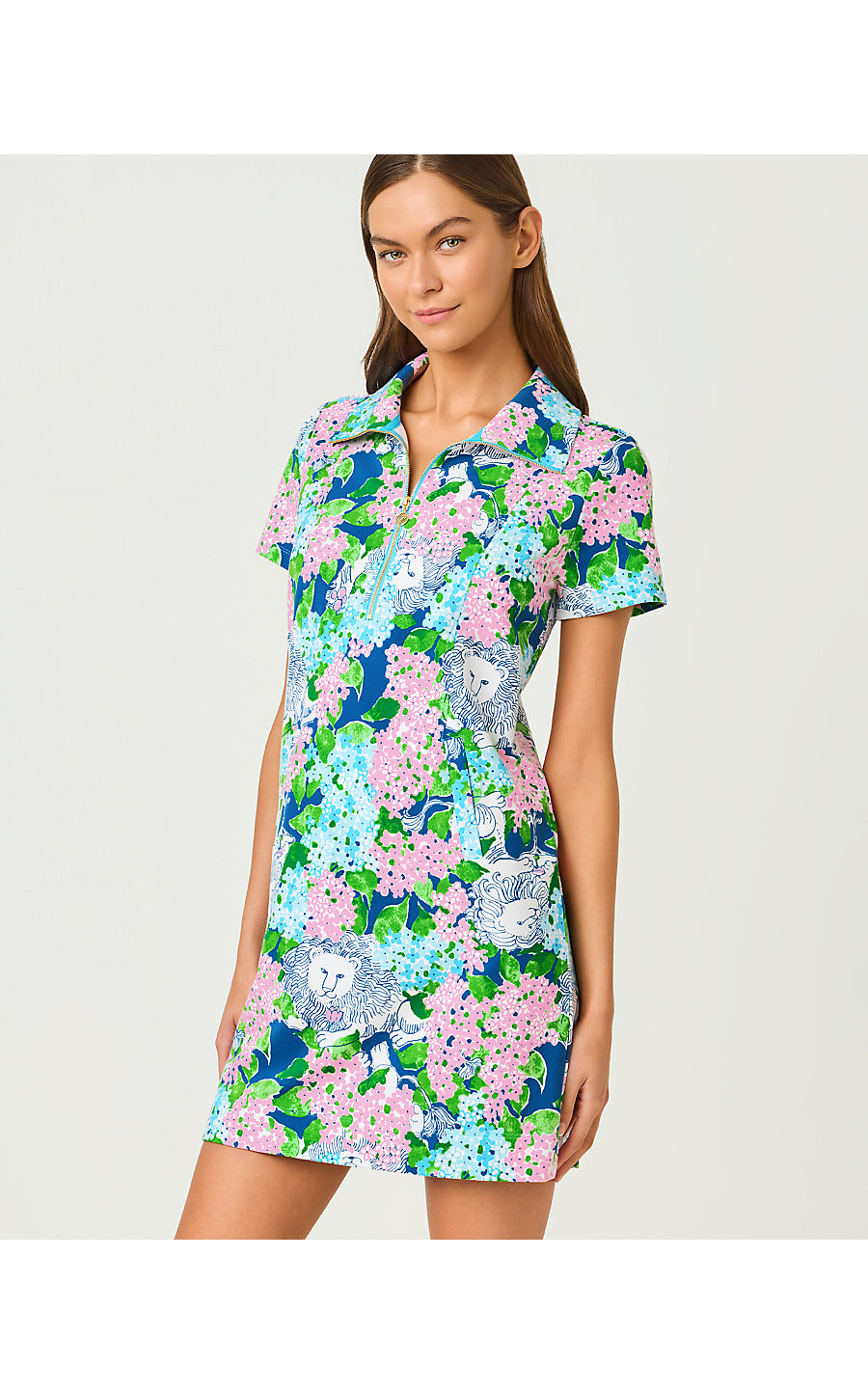 ELENI UPF 50+ DRESS, STARLIGHT NAVY LYDIA THE LION