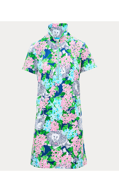 ELENI UPF 50+ DRESS, STARLIGHT NAVY LYDIA THE LION