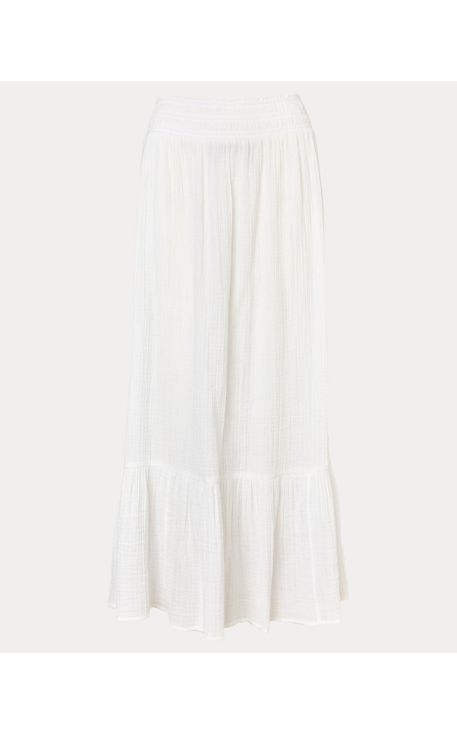 ENZO MAXI SKIRT COVERUP, RESORT WHITE