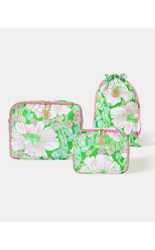 GWP PACKING CUBE SET, PUTTING GREEN POPPYLAND