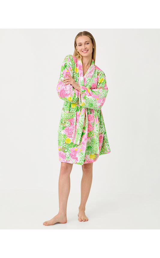 GWP TERRY ROBE, RESORT WHITE MUM PATCH