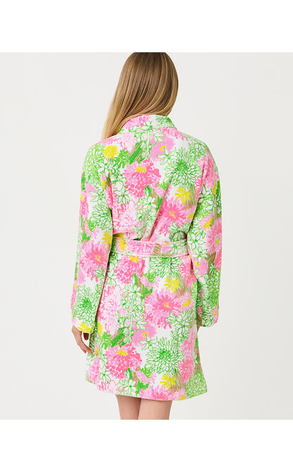 GWP TERRY ROBE, RESORT WHITE MUM PATCH