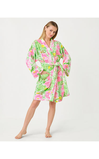 GWP TERRY ROBE, RESORT WHITE MUM PATCH