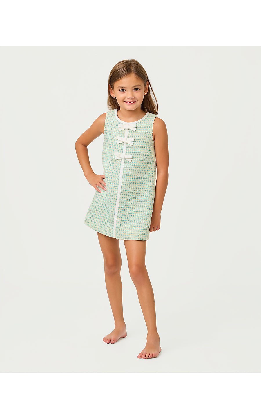 MINI ARIA SHIFT, CAPRI BLUE FANTASY BOUCLE