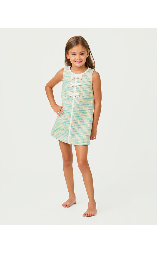 MINI ARIA SHIFT, CAPRI BLUE FANTASY BOUCLE