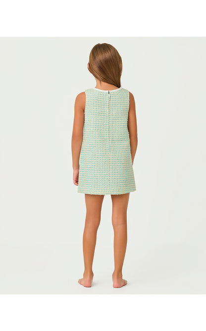 MINI ARIA SHIFT, CAPRI BLUE FANTASY BOUCLE