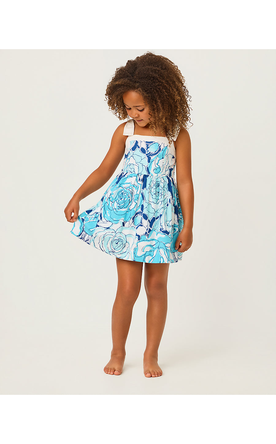 MINI CHERI DRESS, CAPRI BLUE ROSANNA
