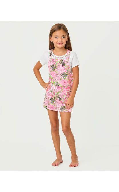 VARNEY OVERALL DRESS, PISTACHIO MACARON BEES KNEES