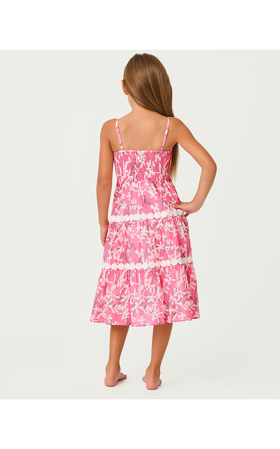 MINI ZANNA MIDI DRESS, CONFETTI PINK LIZA