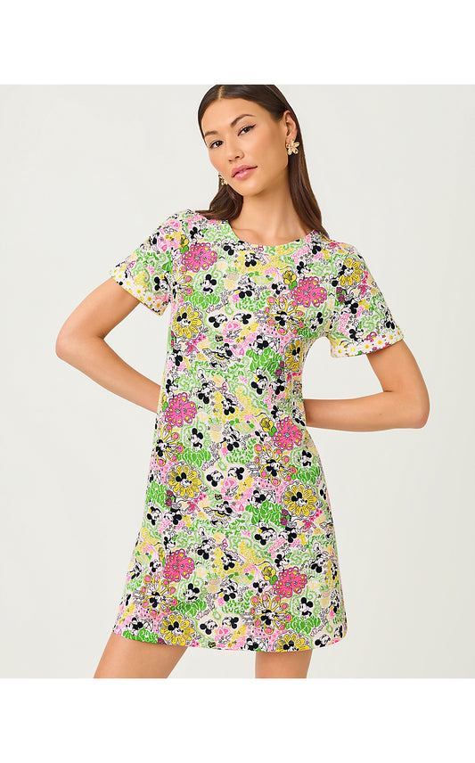CODY SHORT SLEEVE DRESS, MULTI THROWBACK DISNEY