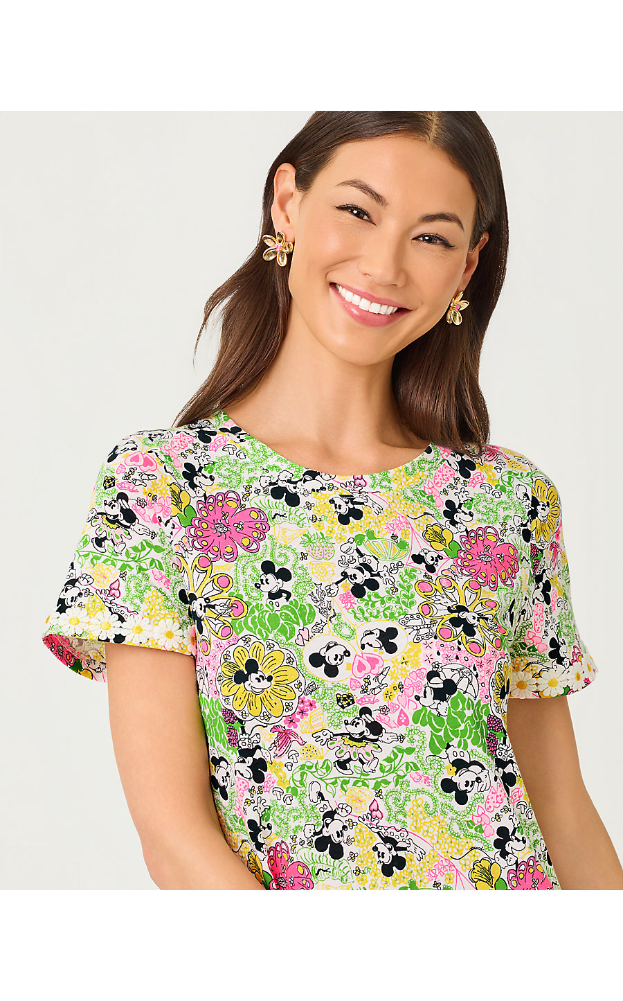 CODY SHORT SLEEVE DRESS, MULTI THROWBACK DISNEY