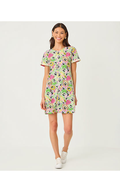 CODY SHORT SLEEVE DRESS, MULTI THROWBACK DISNEY