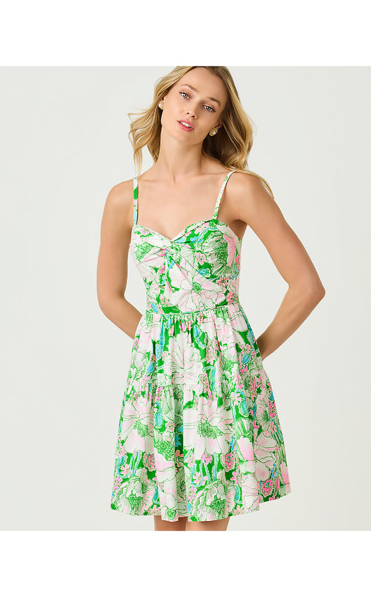 BENNET STRETCH DRESS, PUTTING GREEN POPPYLAND