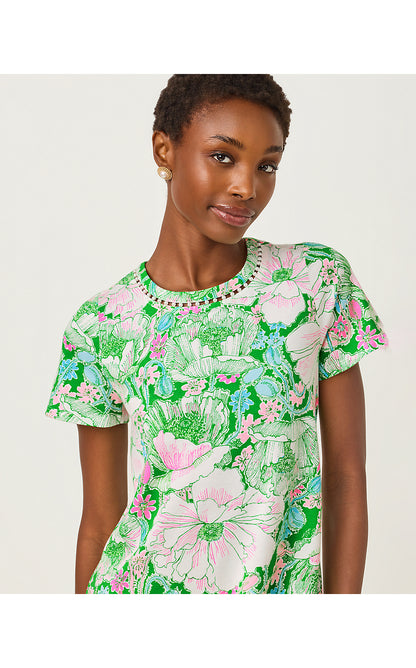 CODY SHORT SLEEVE DRESS, PUTTING GREEN POPPYLAND